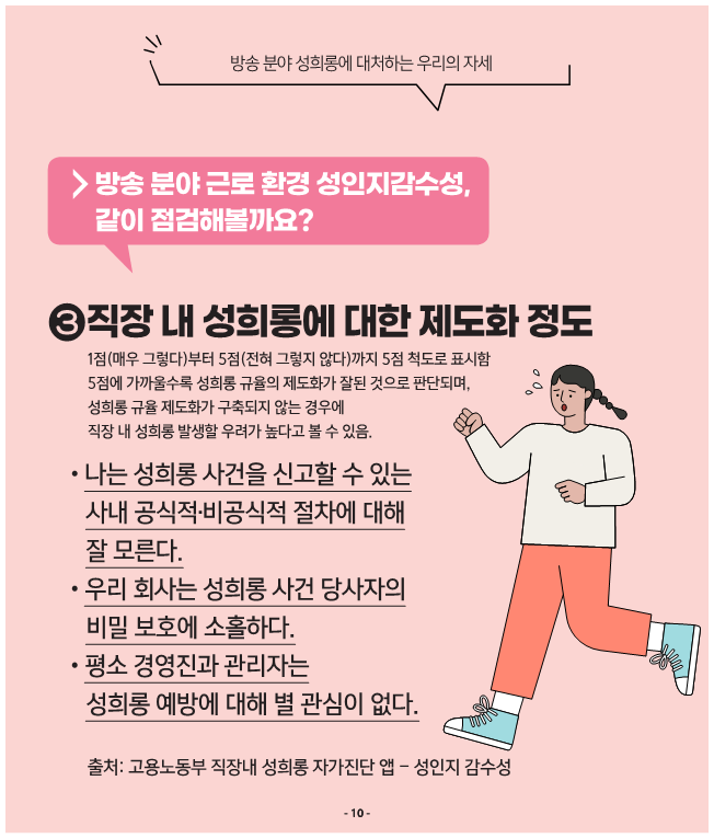 2방송 분야 성평등 인식 확산 캠페인 - 성인지감수성의 중요성 | 카드뉴스 이미지