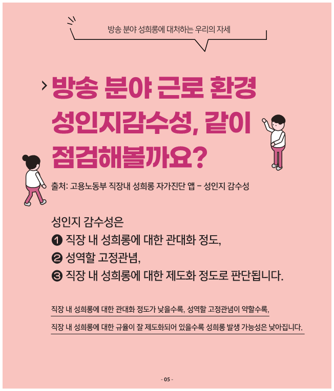 2방송 분야 성평등 인식 확산 캠페인 - 성인지감수성의 중요성 | 카드뉴스 이미지