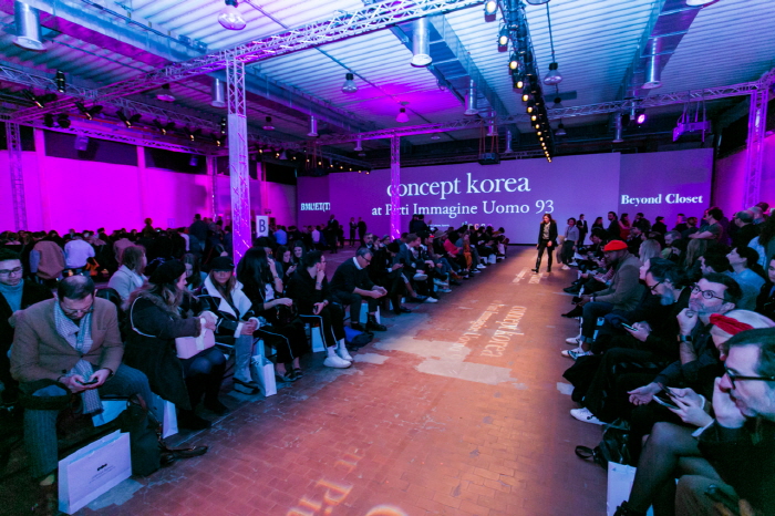 사진. ‘컨셉코리아 at 피티워모(Concept Korea at Pitti Uomo 93)’ 패션쇼 현장