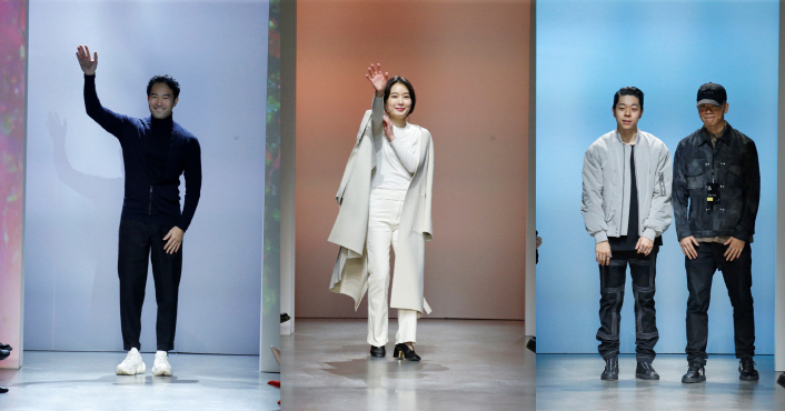 사진 1. 컨셉코리아 뉴욕 F/W 2020 참가 디자이너 (왼쪽부터 이청청 디자이너, 이승희 디자이너, 김인태, 김인규 디자이너)