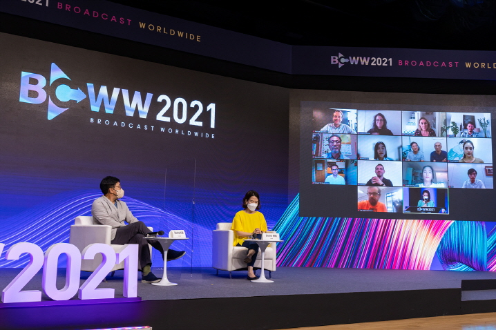 사진 1. BCWW 국제 포맷 기획안 피칭