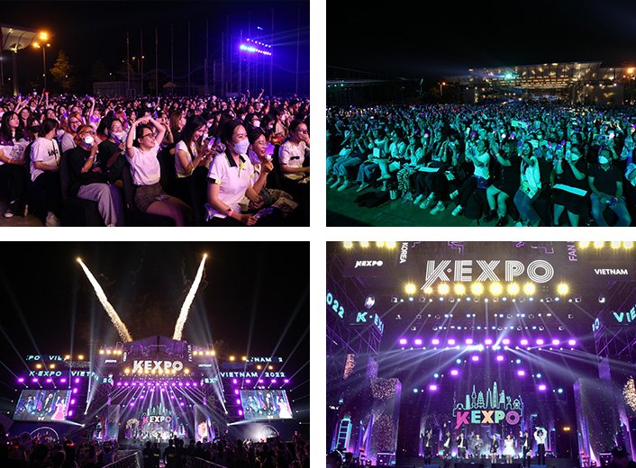 사진 9~12. K-EXPO VIETNAM 2022 K-Pop 콘서트