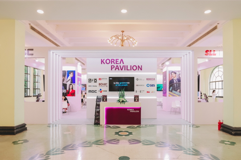 사진1. 한국콘텐츠진흥원은 상해에서 열린 ‘상해TV페스티벌’에 참가해 한국공동관을 운영했다.