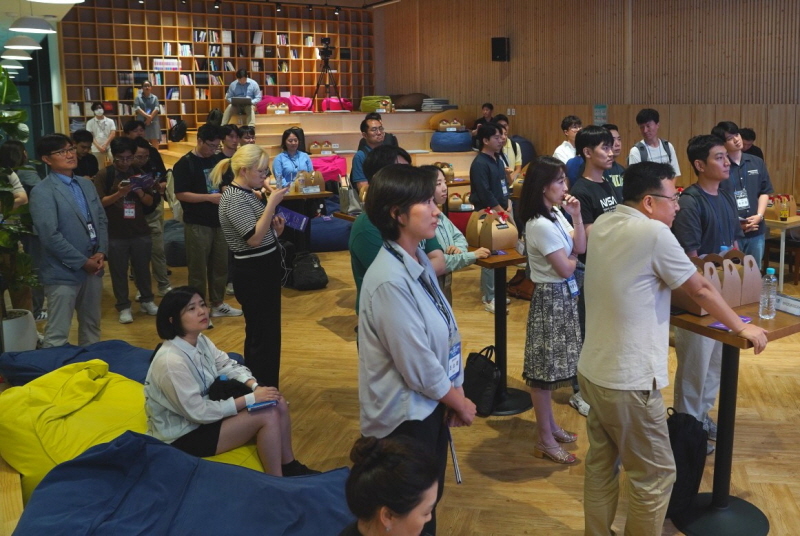 사진 3. 한국콘텐츠진흥원은 스타트업 맞춤형 지원을 위한 ‘멘토-멘티 네트워킹 데이를 27일에 뉴콘텐츠기업지원센터에서 개최했다.