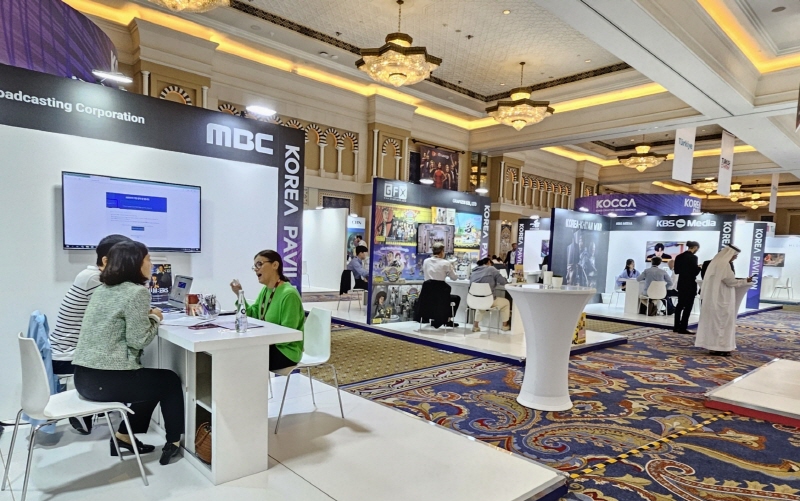 사진4. 한국콘텐츠진흥원은 지난 22~23일 양일간 아랍에미리트 두바이에서 열린 ‘2023 두바이국제콘텐츠마켓(Dubai International Content Market)에서 한국공동관 운영을 성황리에 마쳤다. (4)