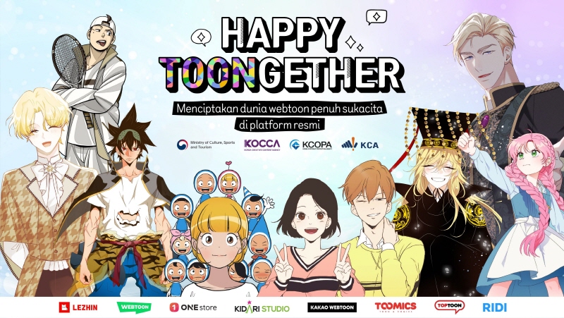 사진 3. 해피툰게더 캠페인 포스터(인도네시아어)