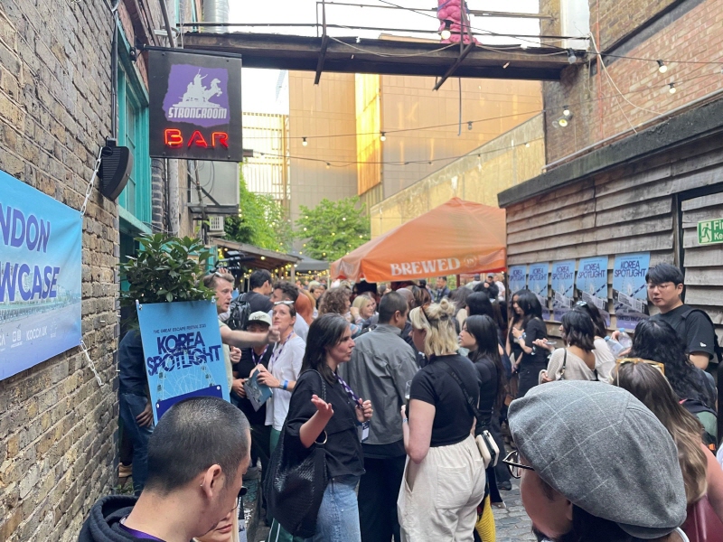 사진 2. 콘진원은 ‘코리아 스포트라이트’를 지난 5월 14일 런던과 15일 브라이턴(TGE)에서 성황리에 개최했다. (5.14.(수) 런던(London) 코리아 스포트라이트 네트워킹 현장 사진)