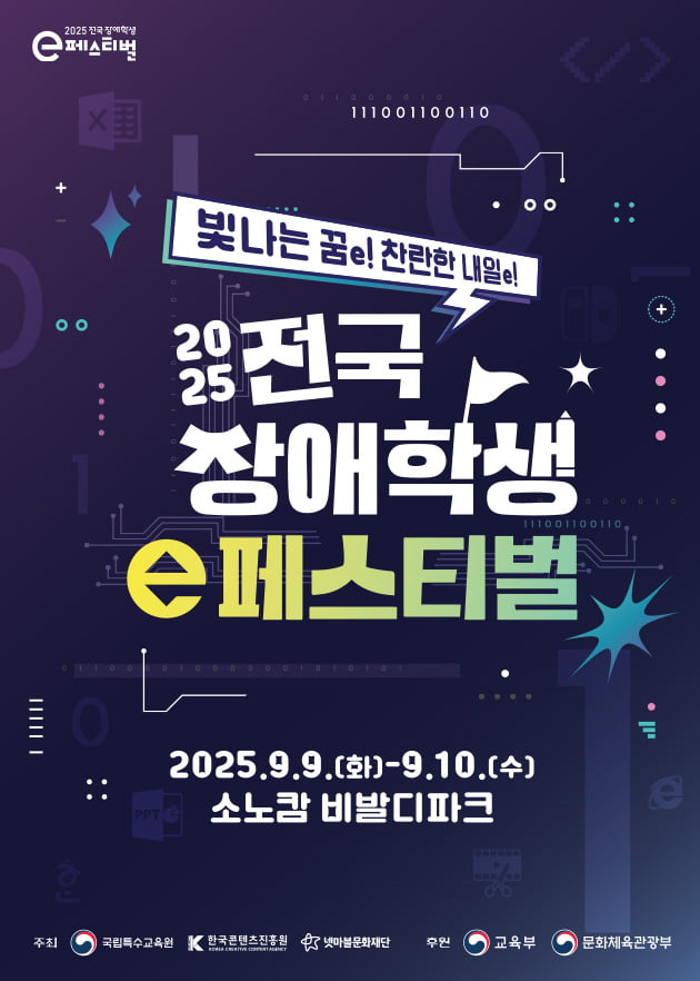 사진 1. 2025 전국 장애학생 e페스티벌 포스터
