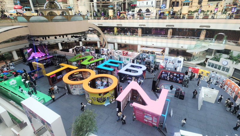 사진 1. 2025 월드 웹툰 페스티벌 현장사진(기획전시 전경)