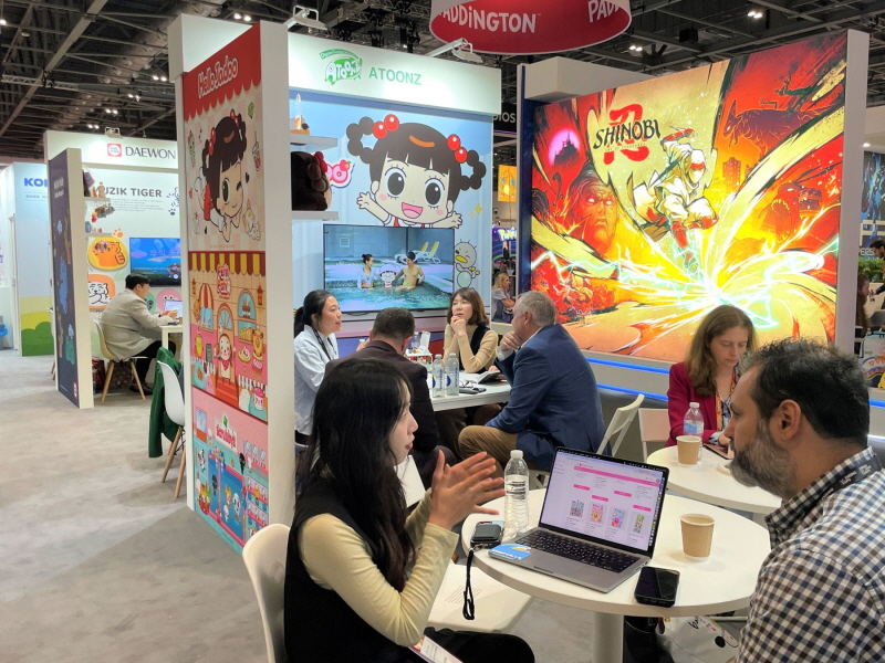 사진 2. BLE 2025 한국공동관 현장 사진(한국공동관 내부)