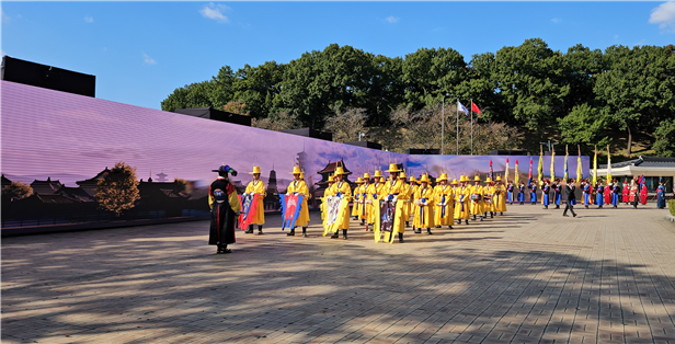 사진 1. ‘신라의 천년 울림’ 전시 현장 사진(‘APEC 2025 KOREA’ 행사 기간(10/29~11/1))