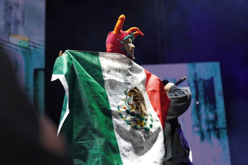 사진 4. 콘진원은 지난 11월 13일 멕시코 멕시코시티에서 해외 음악산업 관계자들에게 다양한 장르의 한국 대중음악 뮤지션을 소개하는 ‘코리아 스포트라이트 @멕시코’를 성공리에 개최했다.(힙노시스테라피 쇼케이스 현장 사진)