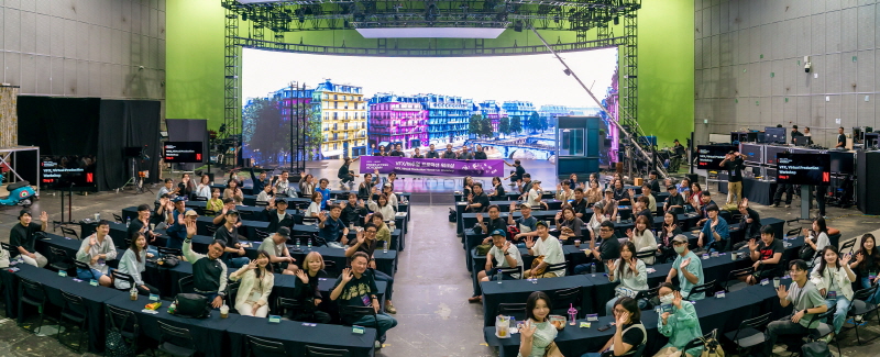 사진 2. 콘진원은 넷플릭스(Netflix)와 함께 6월부터 11월까지 콘텐츠인재캠퍼스와 CKL기업지원센터 등에서 글로벌 온라인 영상 서비스 제작 역량 강화를 위한 ‘2025 KOCCA x NETFLIX Production Academy’ 교육 과정을 성공적으로 마무리했다. (시각효과(VFX)·버추얼 프로덕션 워크숍 과정)