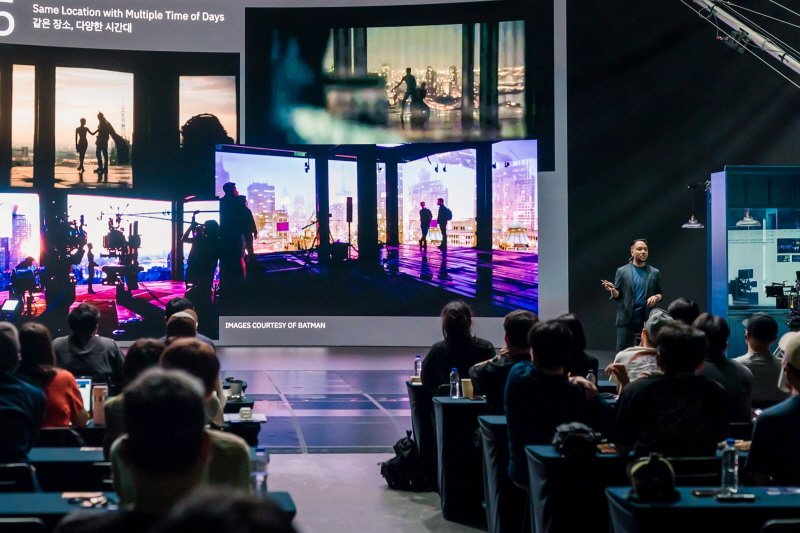 사진 3. 콘진원은 넷플릭스(Netflix)와 함께 6월부터 11월까지 콘텐츠인재캠퍼스와 CKL기업지원센터 등에서 글로벌 온라인 영상 서비스 제작 역량 강화를 위한 ‘2025 KOCCA x NETFLIX Production Academy’ 교육 과정을 성공적으로 마무리했다. (시각효과(VFX)·버추얼 프로덕션 워크숍 과정)