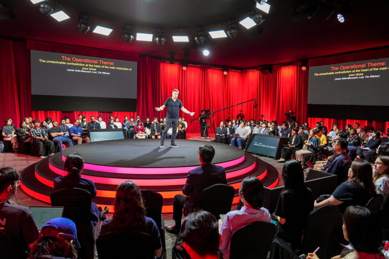 사진 4. 콘진원은 넷플릭스(Netflix)와 함께 6월부터 11월까지 콘텐츠인재캠퍼스와 CKL기업지원센터 등에서 글로벌 온라인 영상 서비스 제작 역량 강화를 위한 ‘2025 KOCCA x NETFLIX Production Academy’ 교육 과정을 성공적으로 마무리했다. (온라인 동영상 서비스(OTT) 시리즈 기획·연출 워크숍 과정)