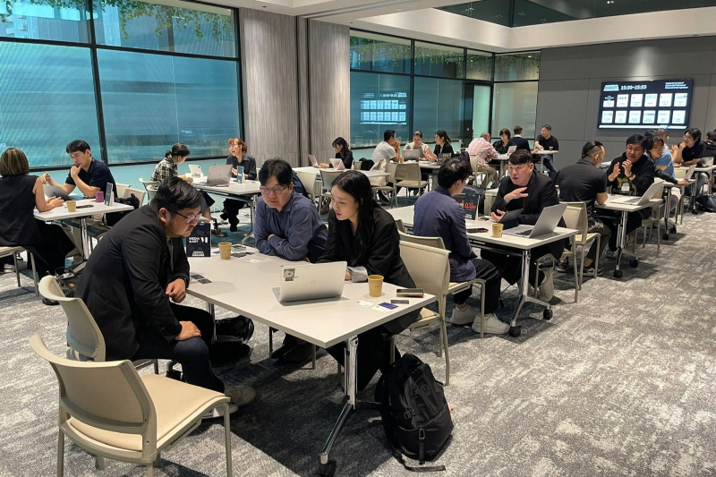 사진2. 콘진원은 지난 11월 17일부터 19일까지 싱가포르 구오코 미드타운에서 ‘콘텐츠 IP 액셀러레이트 인 싱가포르(Content IP Xcelerate in Singapore)’를 개최했다. (비즈니스 미팅 세션 현장 사진)