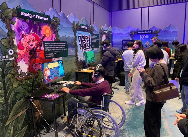 사진 1. ‘게임인재원 쇼케이스 2026’ 전시(1)