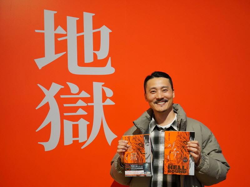 사진 6. 콘진원은 주일한국문화원과 함께 지난 1월 30일부터 일본 도쿄 주일한국문화원 ‘갤러리 MI’에서 ‘세로로 읽는 이야기: 2026 K-웹툰 전시(縦に読む物語 : K-WEBTOON展)’를 개막했다.