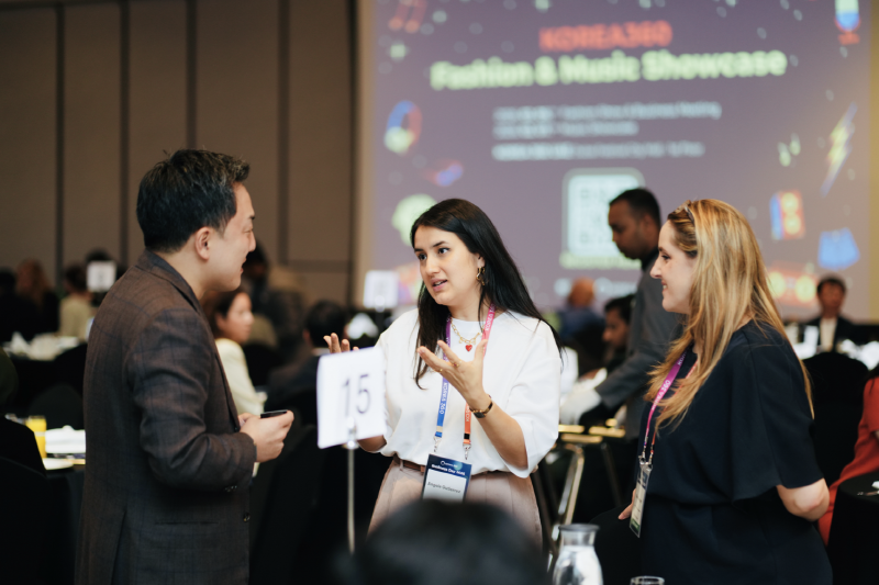 사진3. 콘진원은 아랍에미리트 두바이 인터컨티넨탈 호텔 페스티벌시티에서 1월 29일 ‘2026 코리아360 비즈니스데이’를 성공적으로 개최했다. (참여기업 및 현지 바이어 미팅)