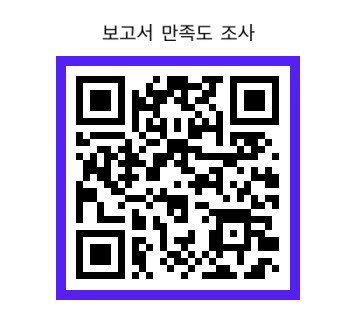 보고서 만족도 조사 | qr코드 이미지 | https://rpssurvey.hrcglobal.com/?qn=q250732&gb=3&silsa=1