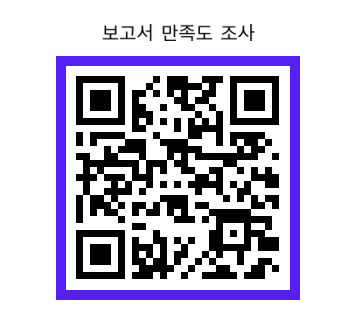 보고서 만족도 조사 | qr코드 이미지 | https://rpssurvey.hrcglobal.com/?qn=q250732&gb=5&silsa=1