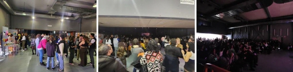 빨라(Parla)의 청소년문화회관에서 열린 '케이팝 올드 스쿨'를 찾은 관객들 - 출처: 통신원 촬영