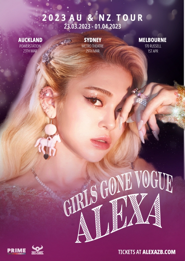 가수 알렉사(Alexa)의 'GIRLS GONE VOGUE' 홍보 포스터 - 출처: Prime Entertainment 페이스북 계정
