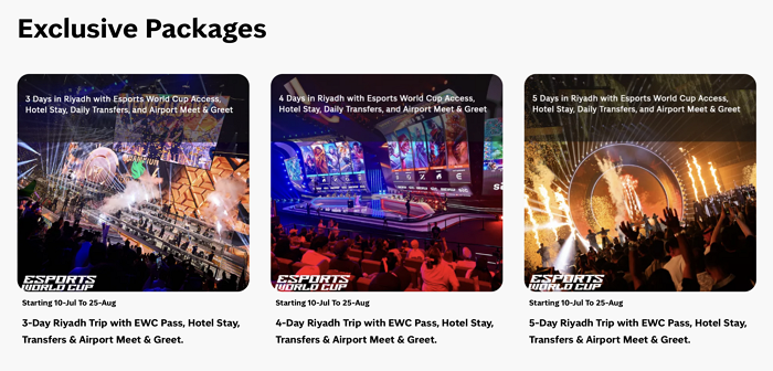 EWC 2025 관광 패키지 - 출처: 사우디 관광청