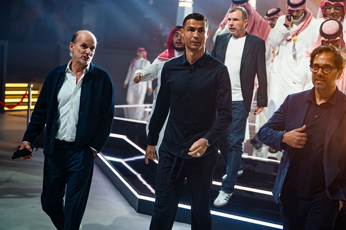 폐막식에 참여한 크리스티아누 호날두(현 알나르스 소속) - 출처: EWC 2025 