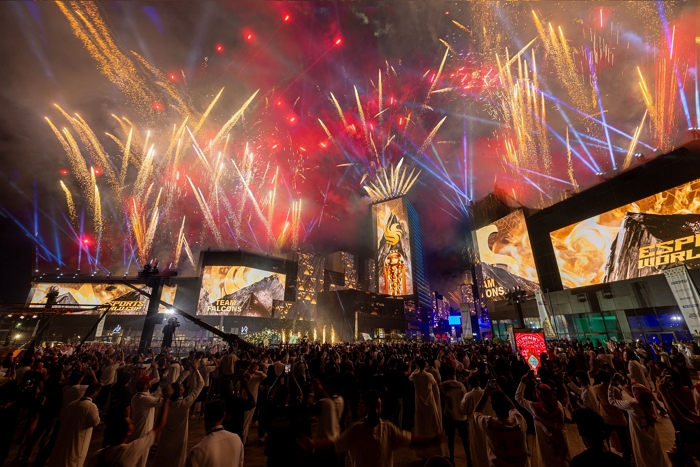 리야드 볼리바드 시티에서 열린 2025년 e스포츠 월드컵 현장 - 출처: EWC 2025