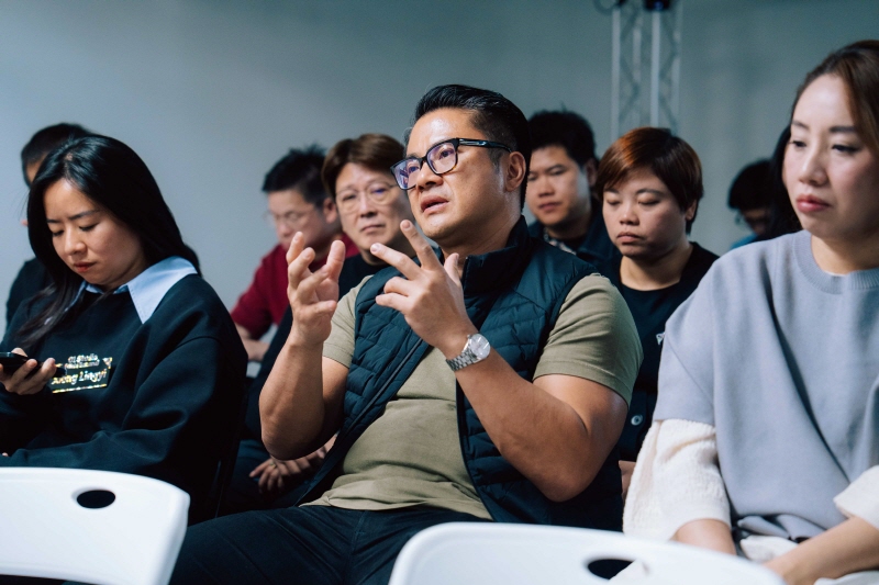 사진 3. 콘진원은 ‘한-싱가포르 콘텐츠 산업 생태계 교류·연수 프로그램’을 성공리에 마무리했다.
        (샌드박스 네트워크 강연에서 진행된 질의응답)