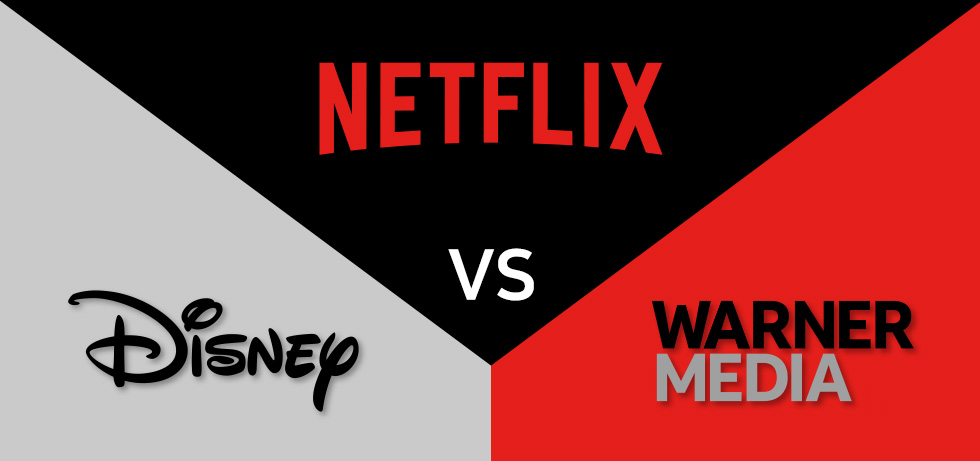 NETFLIX vs Disney vs warner media