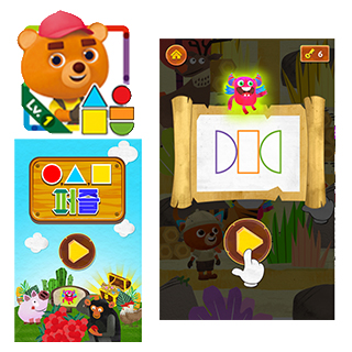 팩토슐레 Lv.1 도형놀이 외 17종 (시리즈 APP) 1번째 이미지